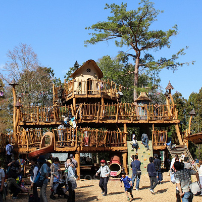 ヘムレンさんの遊園地のアスレチック遊具