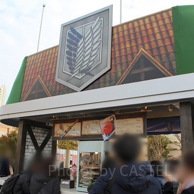 2020年コラボ時の進撃の巨人フードカート