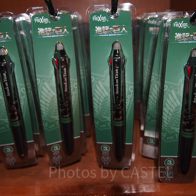 進撃の巨人フリクションボールペン