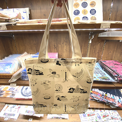 アトラクション柄トートバッグ（ひらかたパーク）