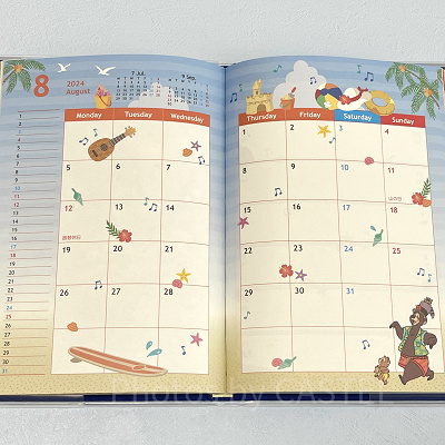 2024年8月 月間スケジュール