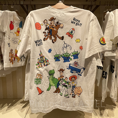 Tシャツ裏（トイストーリーべスティーズグッズ）