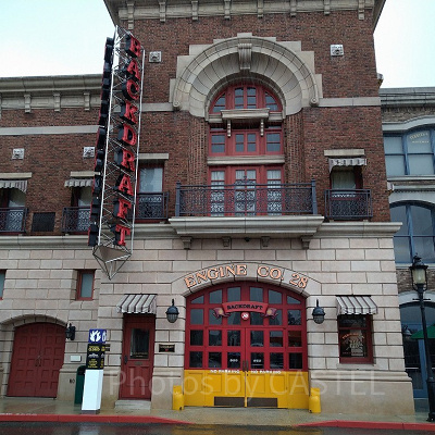 バックドラフトのアトラクション外観