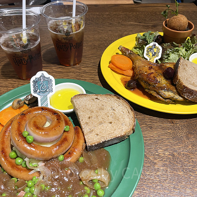 バックロットカフェのメニュー