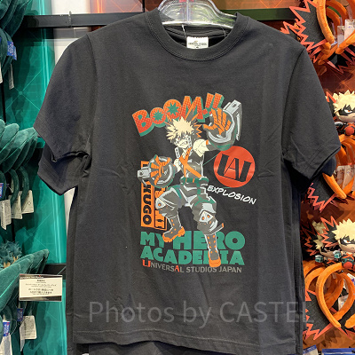 爆豪Tシャツ（USJ×ヒロアカグッズ）