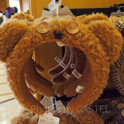 くまのティムもこもこカチューシャ