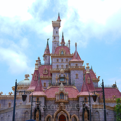 美女と野獣エリアのお城