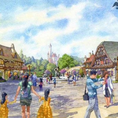 美女と野獣エリア（仮称）街並み①（プレスリリースより引用）