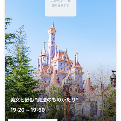 美女と野獣“魔法のものがたり”（スタンバイパス）