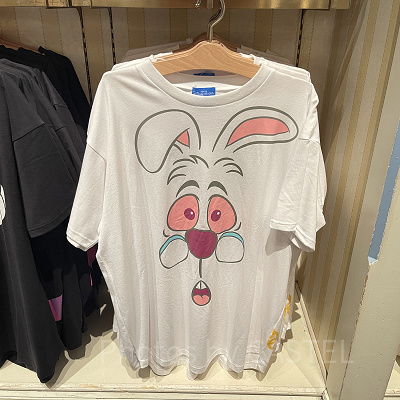 ビッグシルエットTシャツ（白うさぎ）