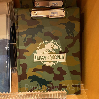 ジュラシックワールドのロゴ入りバインダー