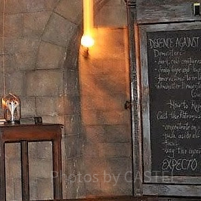 ホグワーツ城内部の黒板