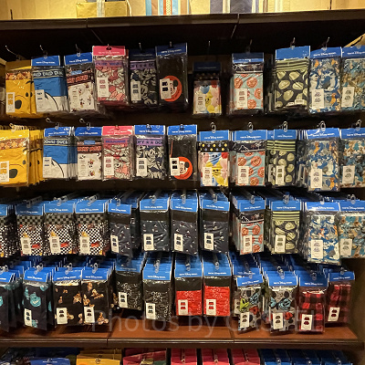 さまざまなキャラクターがデザインされたボクサーパンツ