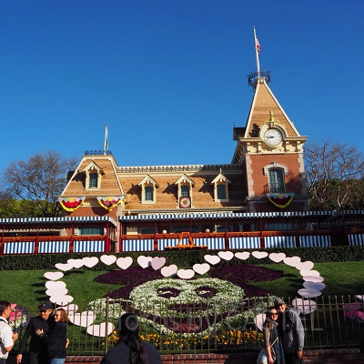 カリフォルニア・ディズニーランドエントランス