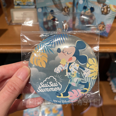 缶バッジ（2022ディズニー夏グッズSUISUI SUMMER）