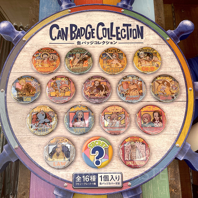 缶バッジコレクション（USJワンピースグッズ）