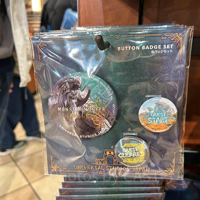 缶バッジセット（USJ×モンハンワイルズ）