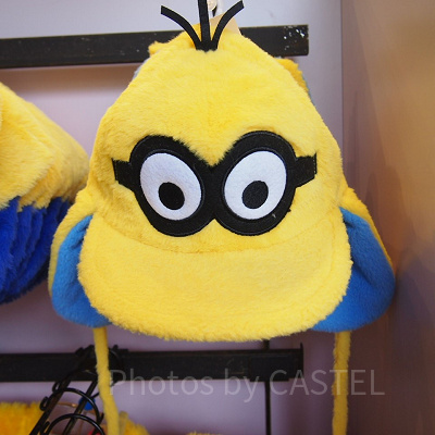 ミニオン耳あて付きキャップ