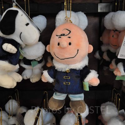 チャーリーブラウンのぬいぐるみキーチェーン