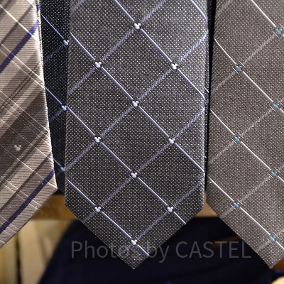 チェックネクタイ①（紺）