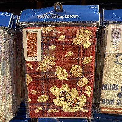 チップとデールフェイスタオル