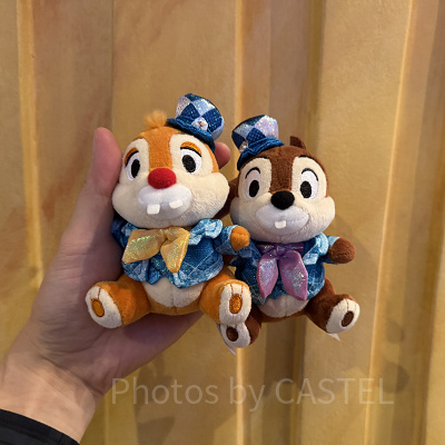 チップとデールぬいぐるみバッジセット(ディズニーシー25周年グッズ)