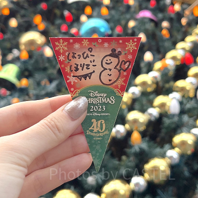 クリスマスデザインのドリームガーランドシール