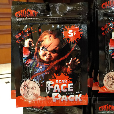 チャッキーのフェイスマスク