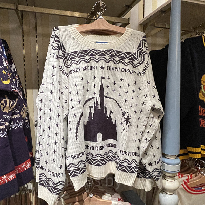 シンデレラ城セーターネイビー