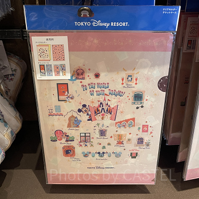 クリアホルダー＆チケットケース（ディズニー窓&ドアグッズ）