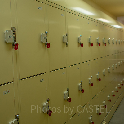 コインロッカーの様子（宅配センター横）