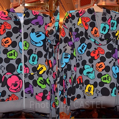 カラフルフェイスパーカー