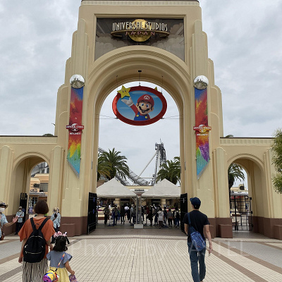 USJのコロシアムアーチ