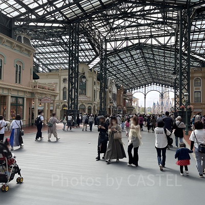 ディズニーランド ワールドバザールの混雑状況（2022年5月10日）