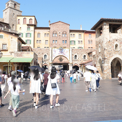 ディズニーシーの混雑状況