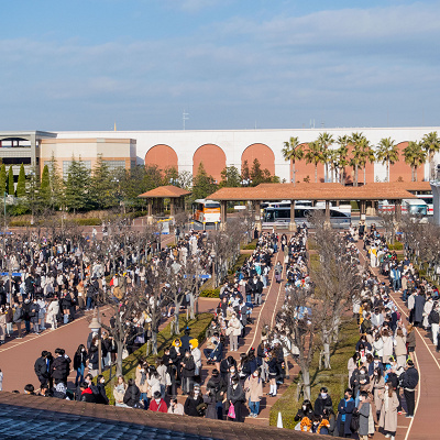 エントランスの混雑状況／9:30