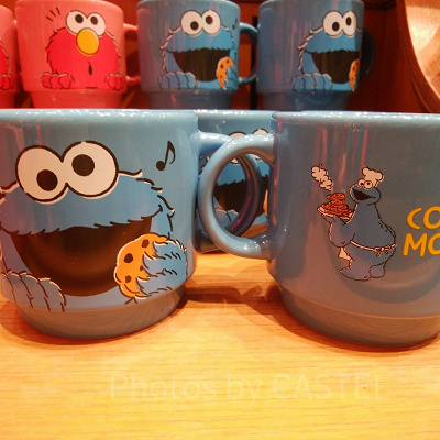 クッキーモンスターのスタッキングマグカップ