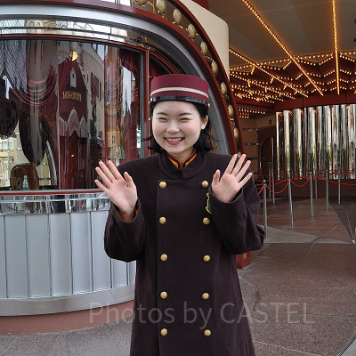 パーク内のクルー