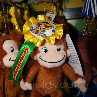 おさるのジョージ・ぬいぐるみキーホルダー