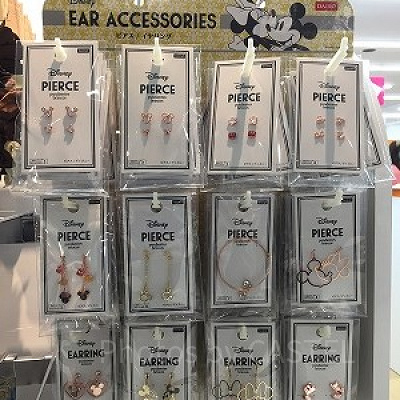 ダイソーのディズニーピアス