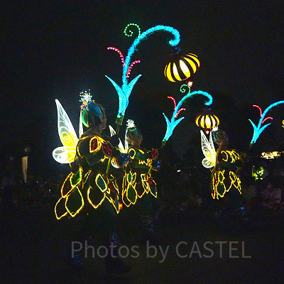 ディズニー・フェアリーズの後ろのダンサー