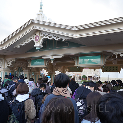 12月ディズニーランド混雑レポ：開園直前