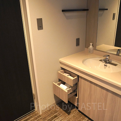 デラックス トリプルの客室には洗面所が2ヶ所