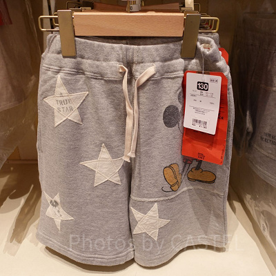 DENIM DUNGAREEのベビーショートパンツ