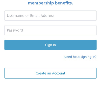 ディズニーアカウントのログイン画面（英語表記）
