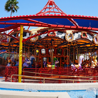 ディズニーカルフォルニアアドベンチャーのアトラクション：ジェシーのクリッター・カルーセル