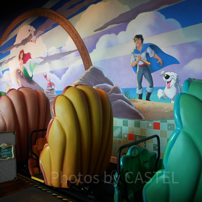 ディズニーカルフォルニアアドベンチャーのアトラクション：リトル・マーメイド：アリエルのアンダーシー・アドベンチャー