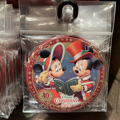 ディズニークリスマスグッズ2023：カンバッジ 2023年11月07日(火)発売
