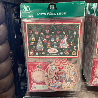 ディズニークリスマスグッズ2023：ステーショナリーセット 2023年11月07日(火)発売
