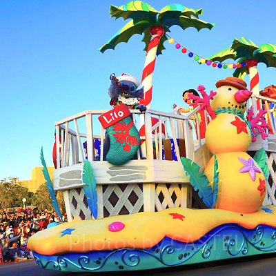 ディズニー・クリスマス・ストーリーズ：リロ＆スティッチのフロート